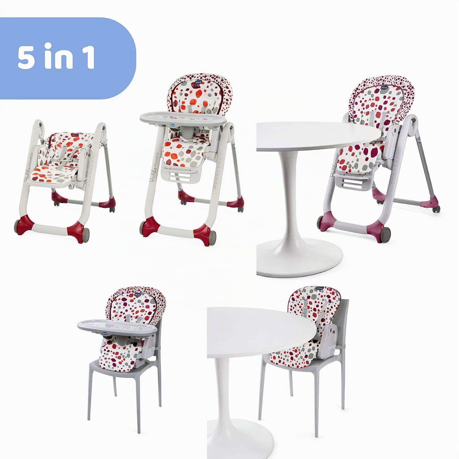 chicco-polly-progres5-verstellbarer-hochstuhl-ab-geburt-bis-3-jahre-15-kg-5-in-1 image 4