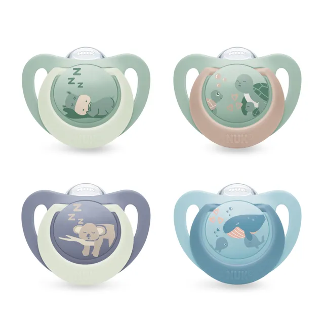 nuk-first-choice-day-night-baby-schnuller-6-18-monate-4-st-ck-sortiert image 1