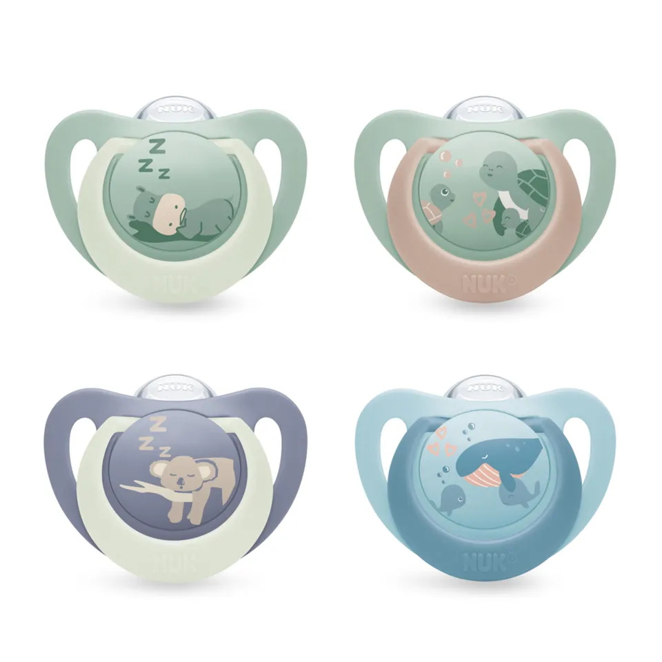 nuk-first-choice-day-night-baby-schnuller-6-18-monate-4-st-ck-sortiert image 1
