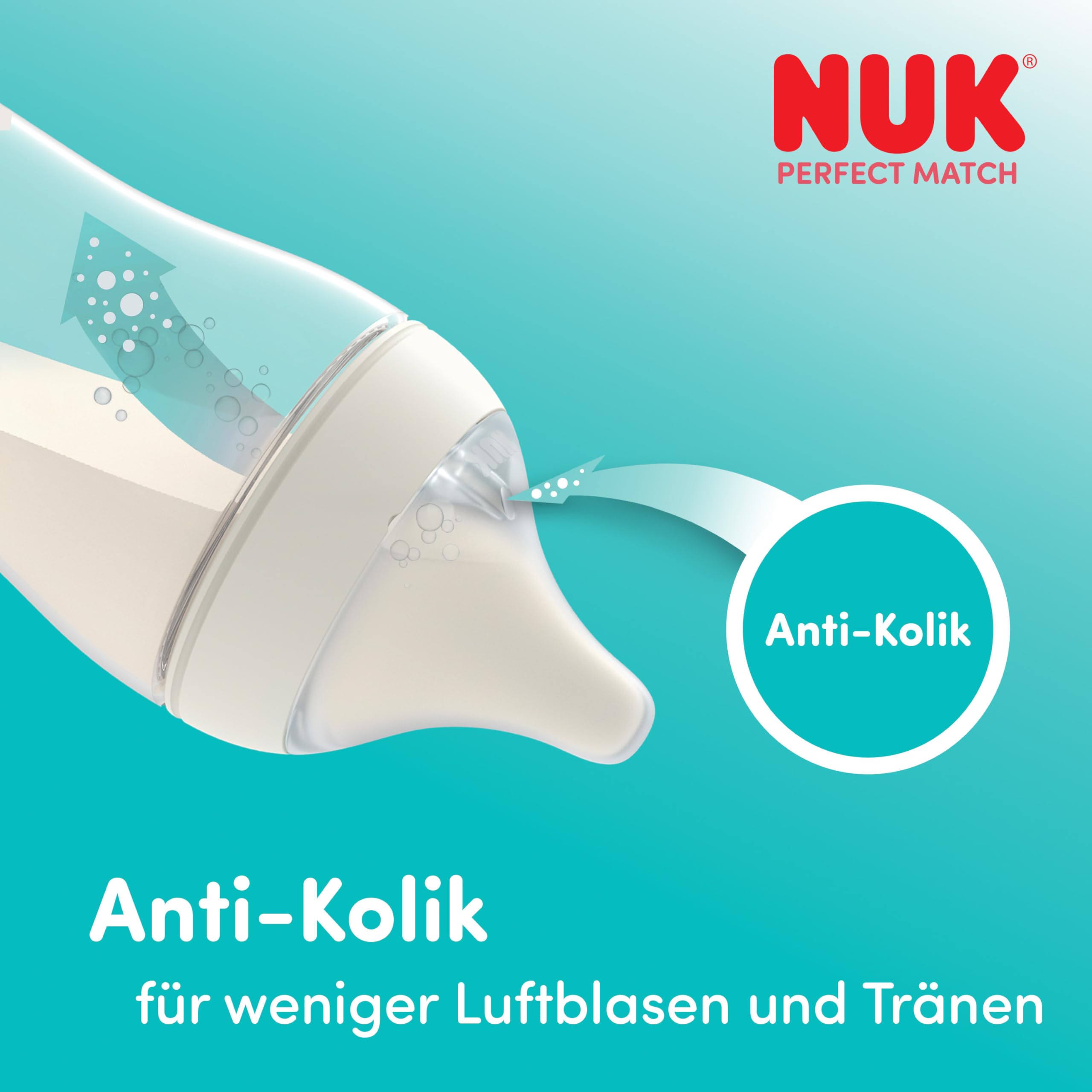 nuk-perfect-match-babyflasche-150-ml-anti-kolik-0-monate-affe image 6