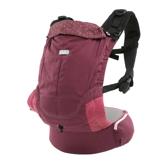 chicco-myamaki-fit-ergonomische-babytrage-baumwolle-burgundy-powder-bis-15-kg image 1