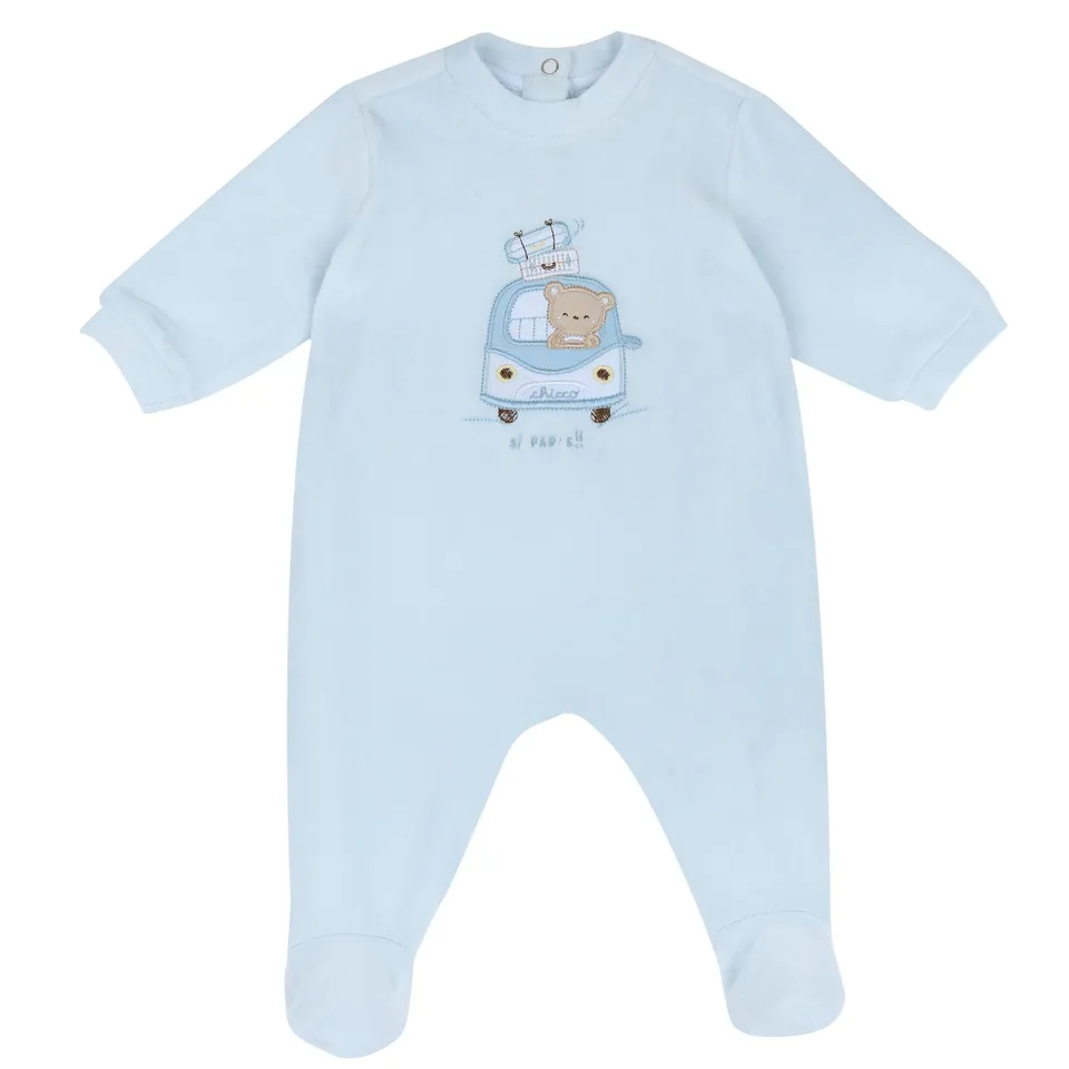 chicco-baby-strampler-aus-weichem-nickistoff-mit-praktischer-patt-ffnung-ideal-f image 1