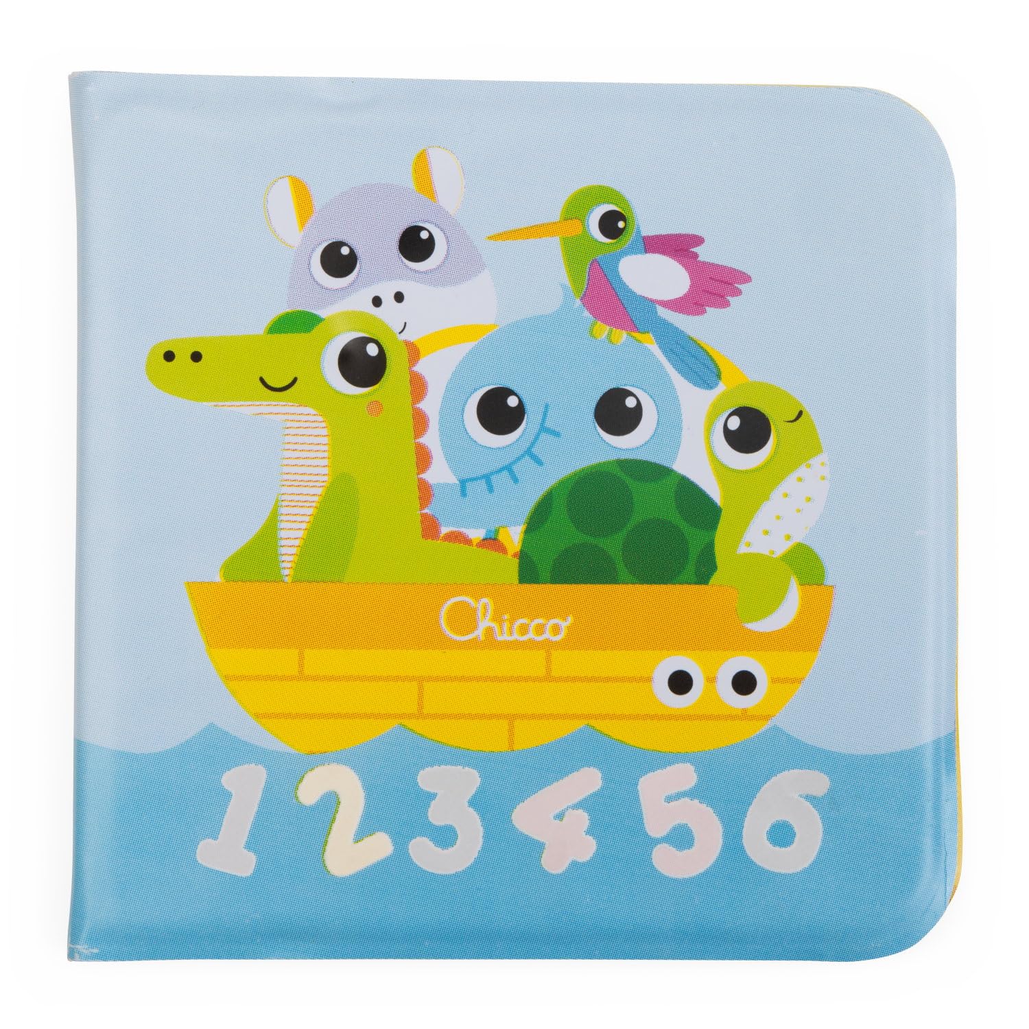 chicco-baby-badebuch-aus-weichem-kunststoff-lernt-zahlen-farben-und-tiere-wasser image 2