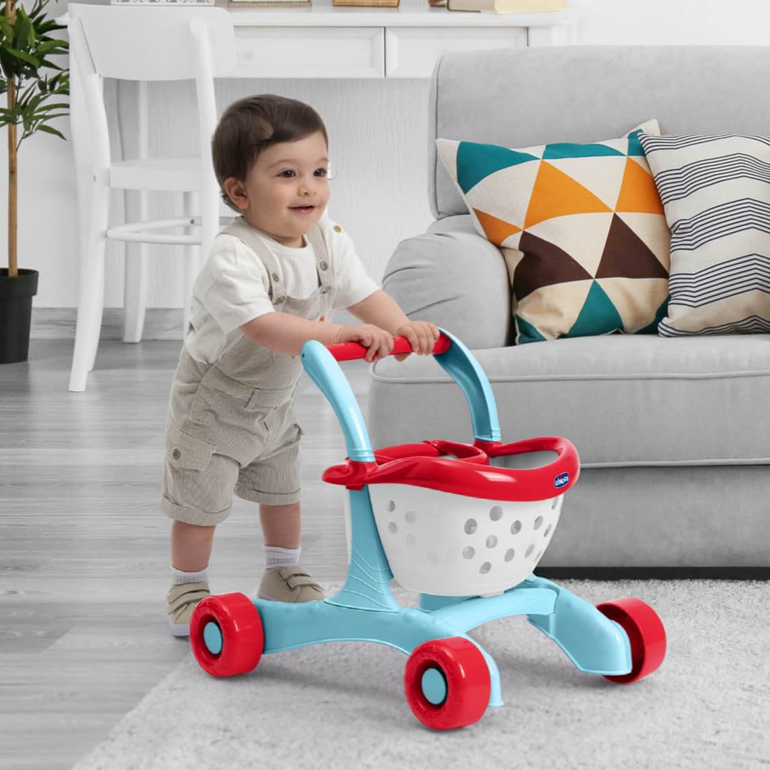 chicco-lauflernwagen-2in1-robuster-laufwagen-mit-aktivit-tszentrum-und-rollenspi image 2
