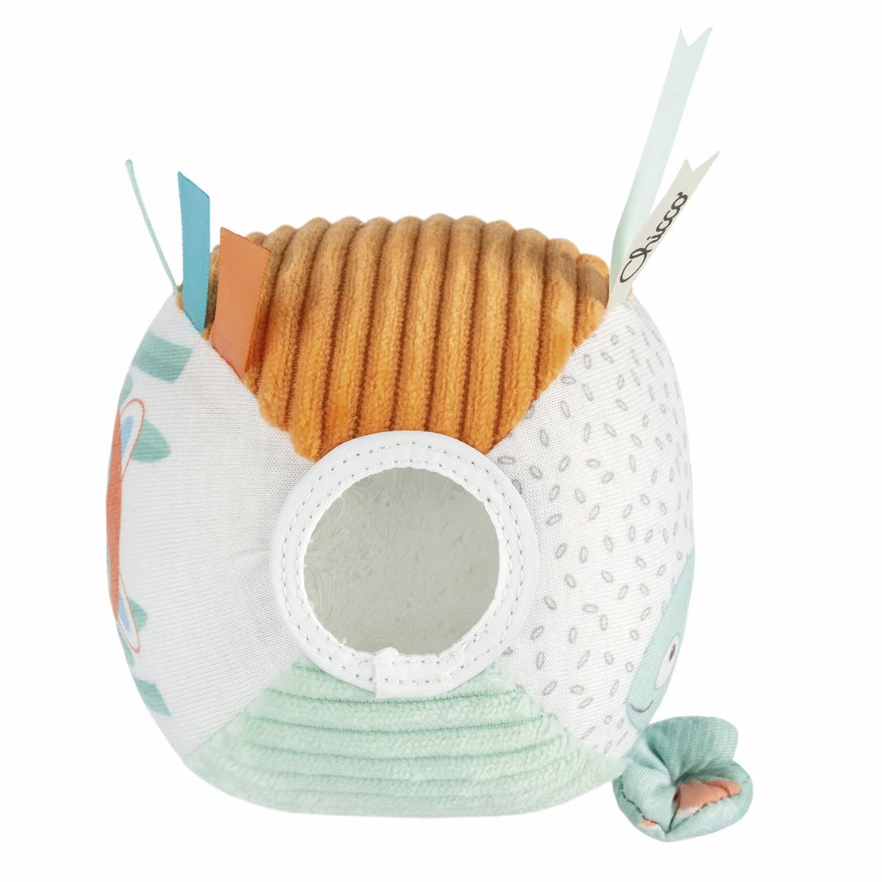 chicco-my-sweet-doudou-panda-chameleon-ball-weicher-ball-aus-verschiedenen-stoff image 3