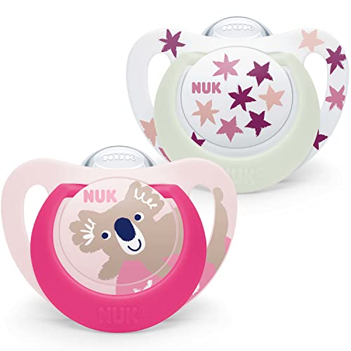 nuk-star-babyschnuller-6-18-monate-day-night-silikon-pink-koala-2-st-ck image 7