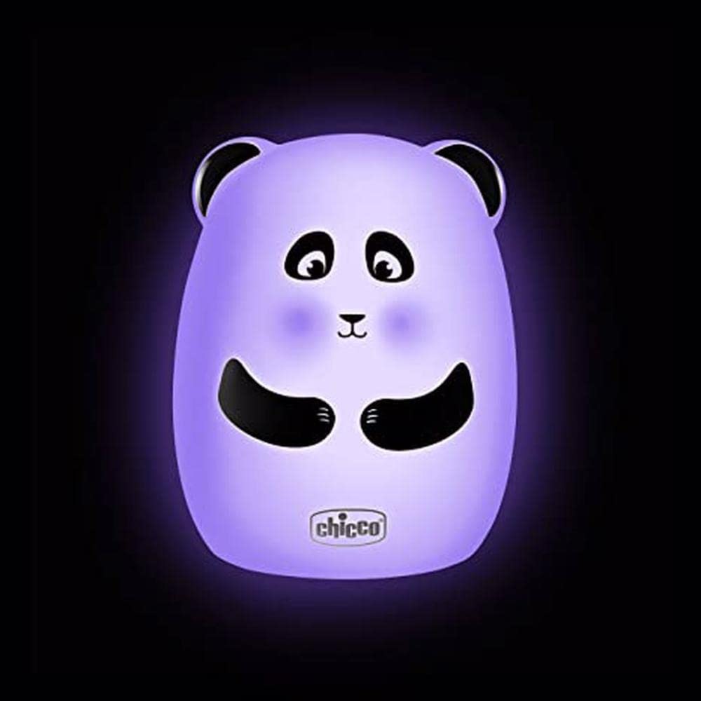 chicco-nachtlicht-panda-aufladbar-aus-weichem-silikon-mit-8-led-farben-one-touch image 2
