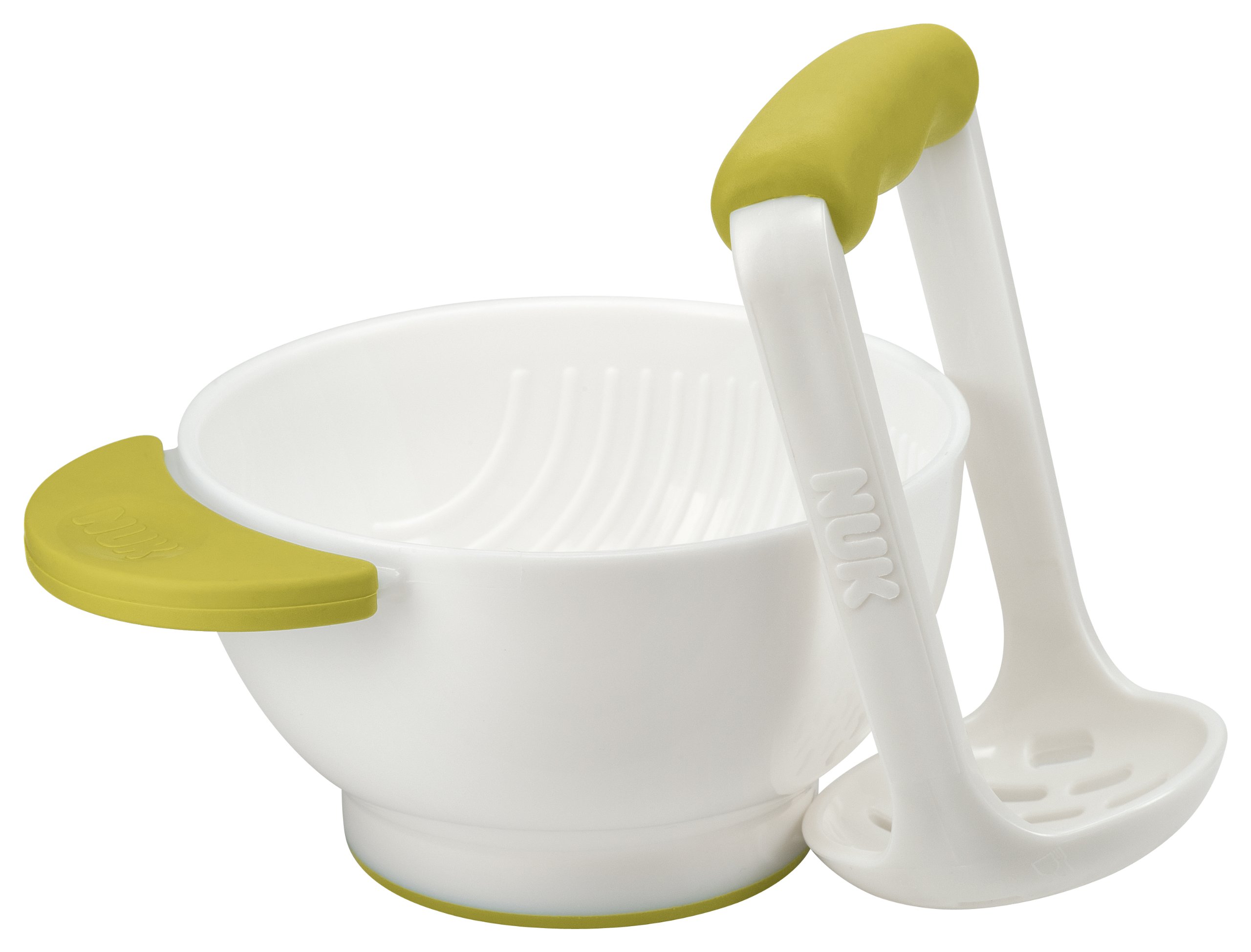 nuk-fresh-foods-p-rierset-sch-ssel-mit-stampfer-pistazie image 1