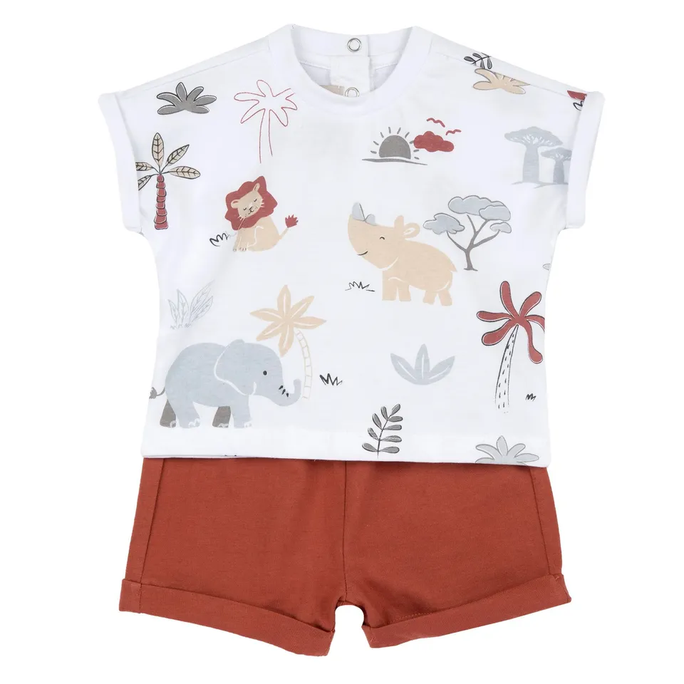 chicco-baby-set-f-r-jungen-mit-t-shirt-und-shorts-aus-weichem-stoff-designed-in- image 1