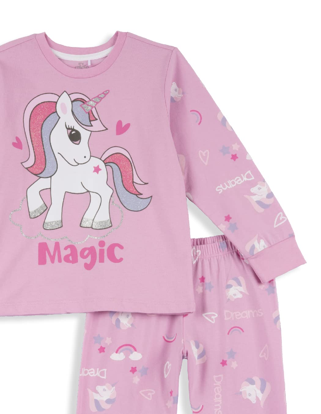 chicco-pyjama-mit-einhornmotiv-f-r-m-dchen-baumwolle-lang-designed-in-italy image 3