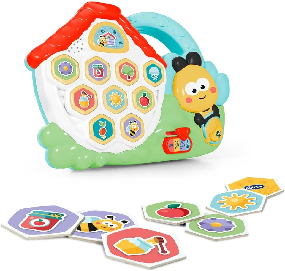 chicco-baby-bee-aktivit-tszentrum-elektronisches-lernspielzeug-3-spielmodi-12-le image 1