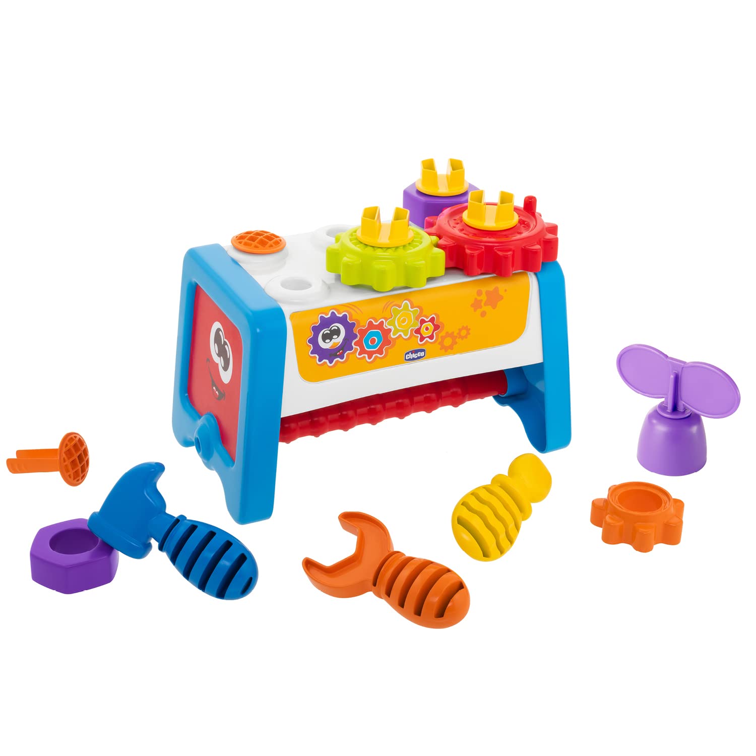 chicco-2in1-werkzeugkoffer-mehrfarbig-spielzeug-werkzeugset-f-r-kleinkinder image 2