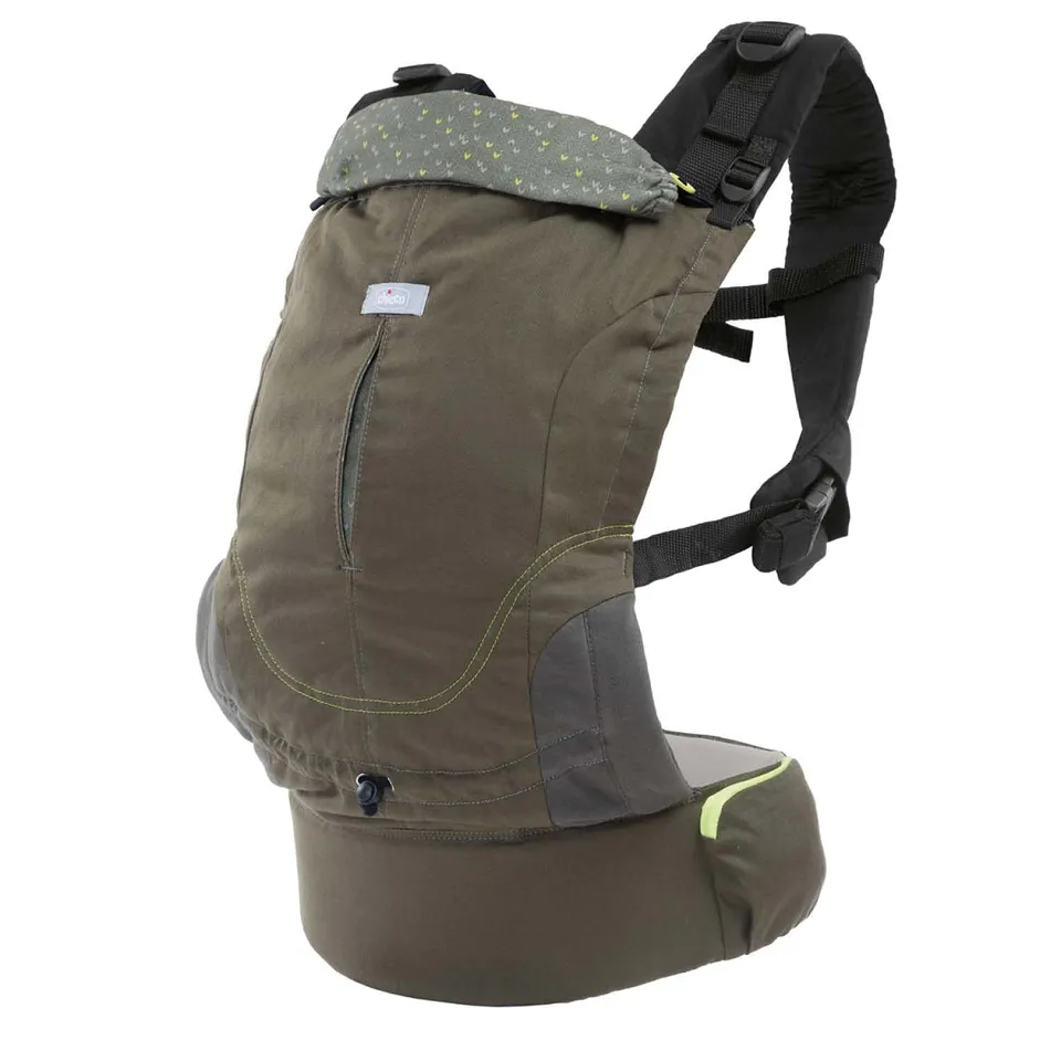 chicco-myamaki-fit-ergonomische-babytrage-baumwolle-leaf-von-geburt-bis-15-kg image 1