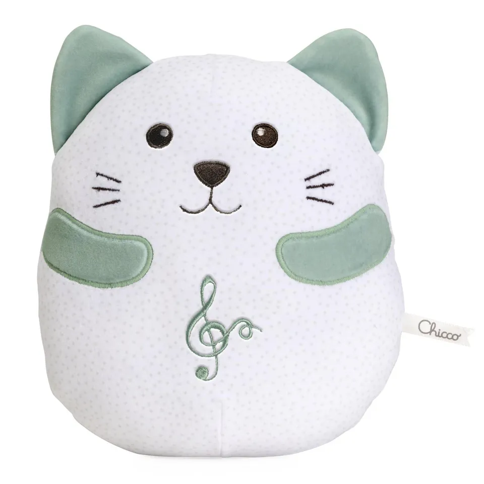 chicco-schnurrende-katze-interaktives-pl-schtier-vibration-und-musik-ab-0-monate image 1