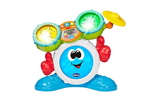 chicco-rock-band-kindertrommel-elektronisch-1-4-jahre-schlagzeug-mit-licht-sound image 2