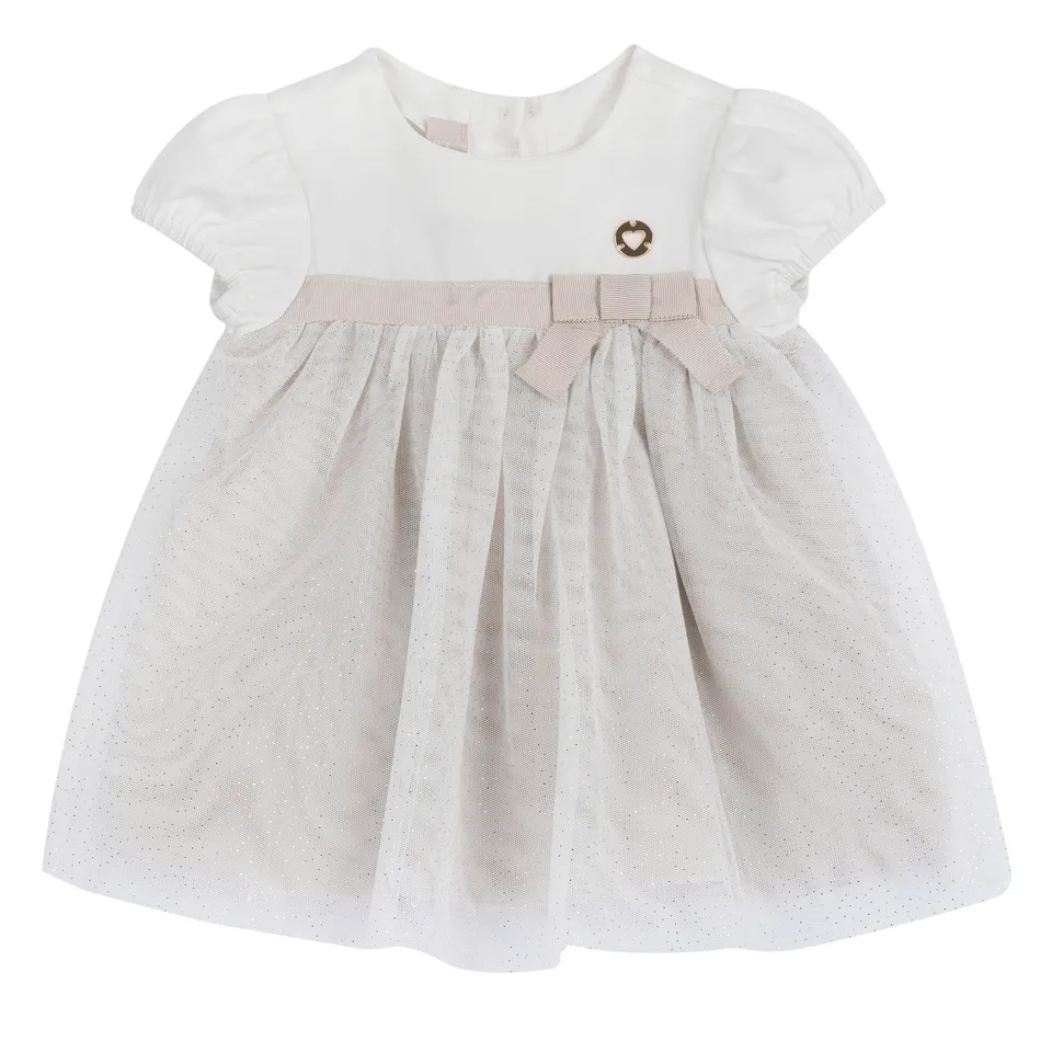chicco-m-dchen-kleid-elegantes-kurzarm-kleid-aus-leichter-baumwolle-ideal-als-fe image 1