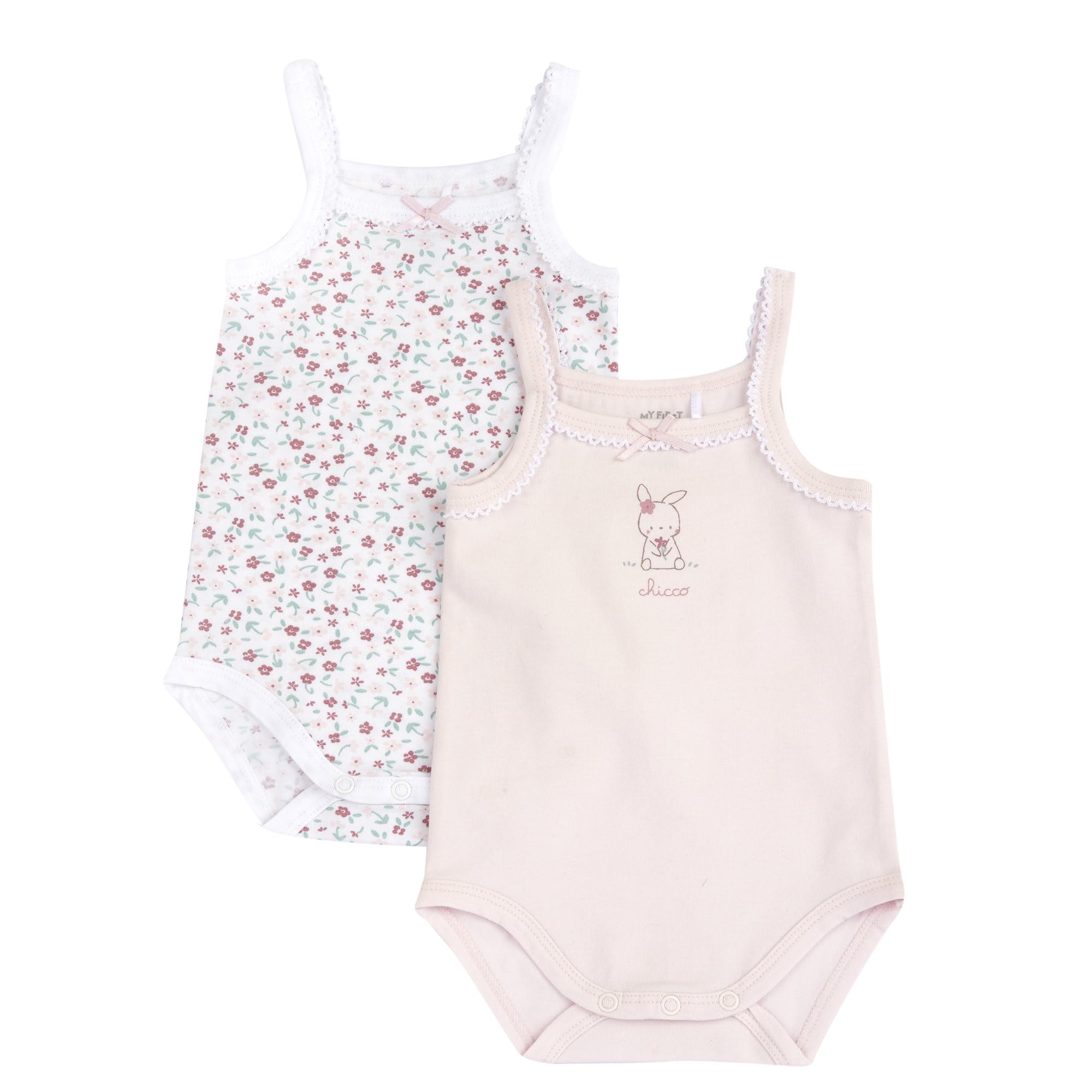 chicco-baby-body-set-ohne-rmel-2er-set-aus-weicher-baumwolle-mit-praktischer-ffn image 1