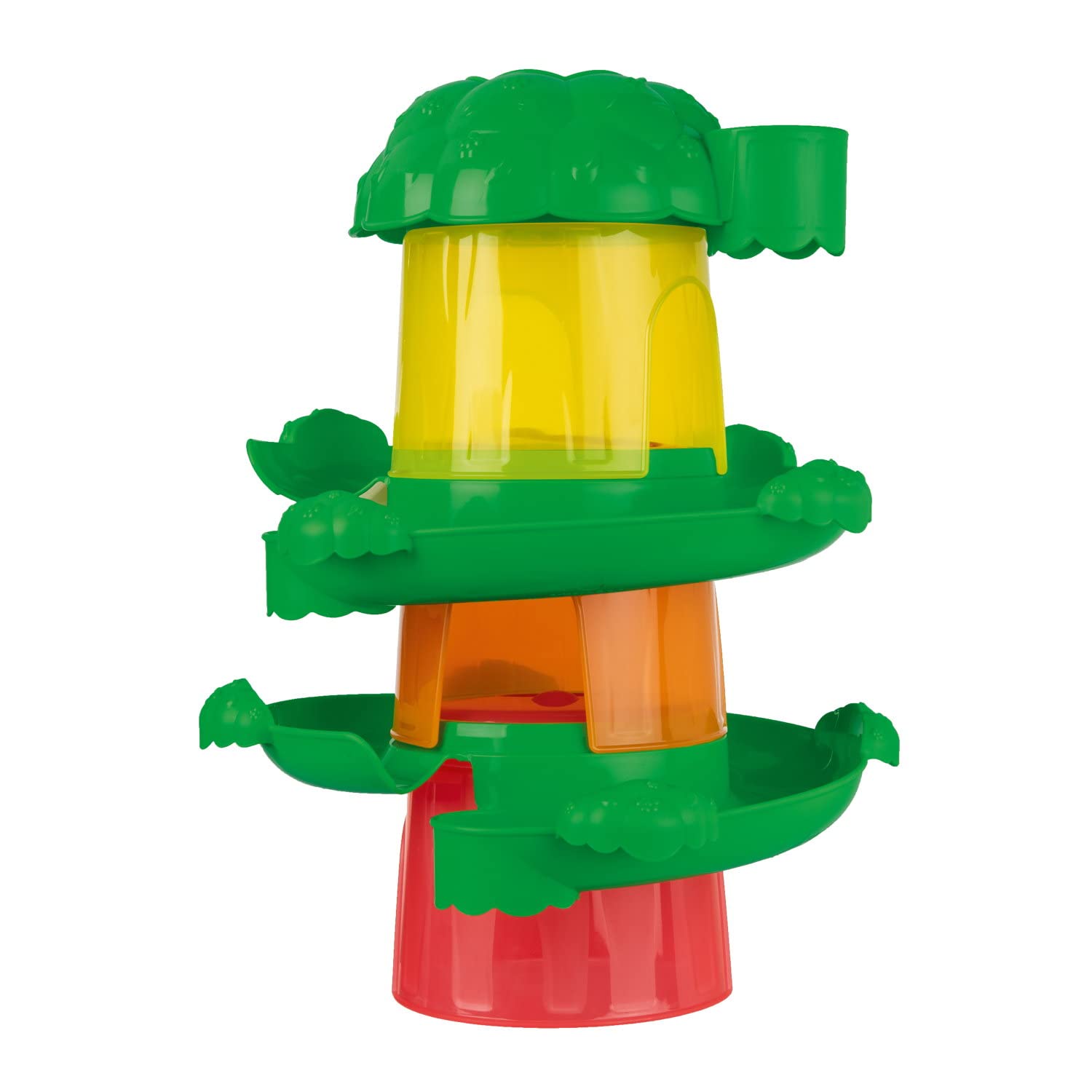 chicco-das-baumhaus-2in1-stapelturm-spielzeug-mit-3-bechern-2-rutschen-und-3-b-l image 3