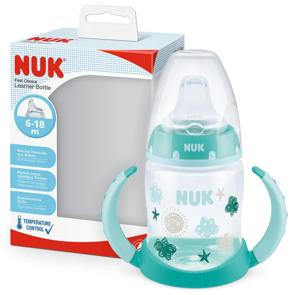 nuk-first-choice-trinklernflasche-temperature-control-150-ml-wolke image 1