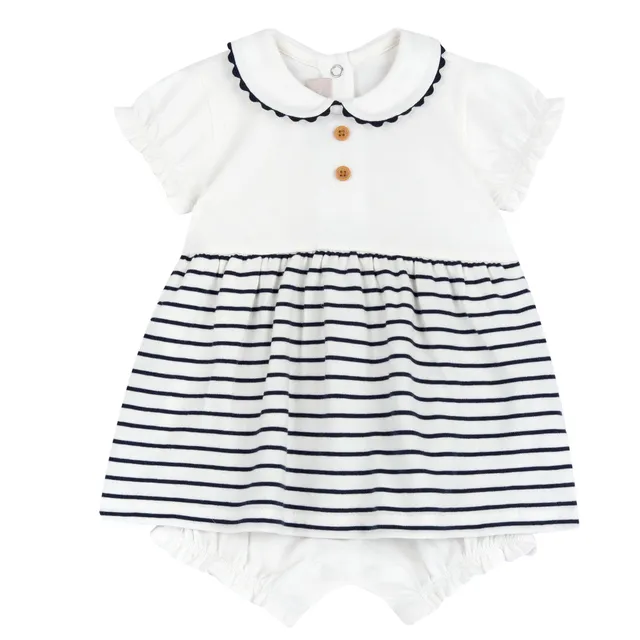 chicco-baby-m-dchen-strampler-aus-weicher-baumwolle-raffinierter-look-261 image 1