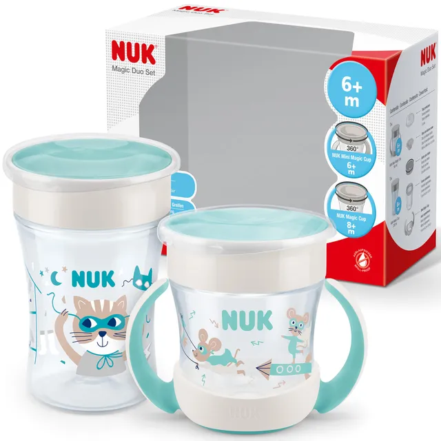 nuk-magic-cup-mini-magic-cup-trinklernbecher-duo-set-auslaufsicherer-360-trinkra image 1