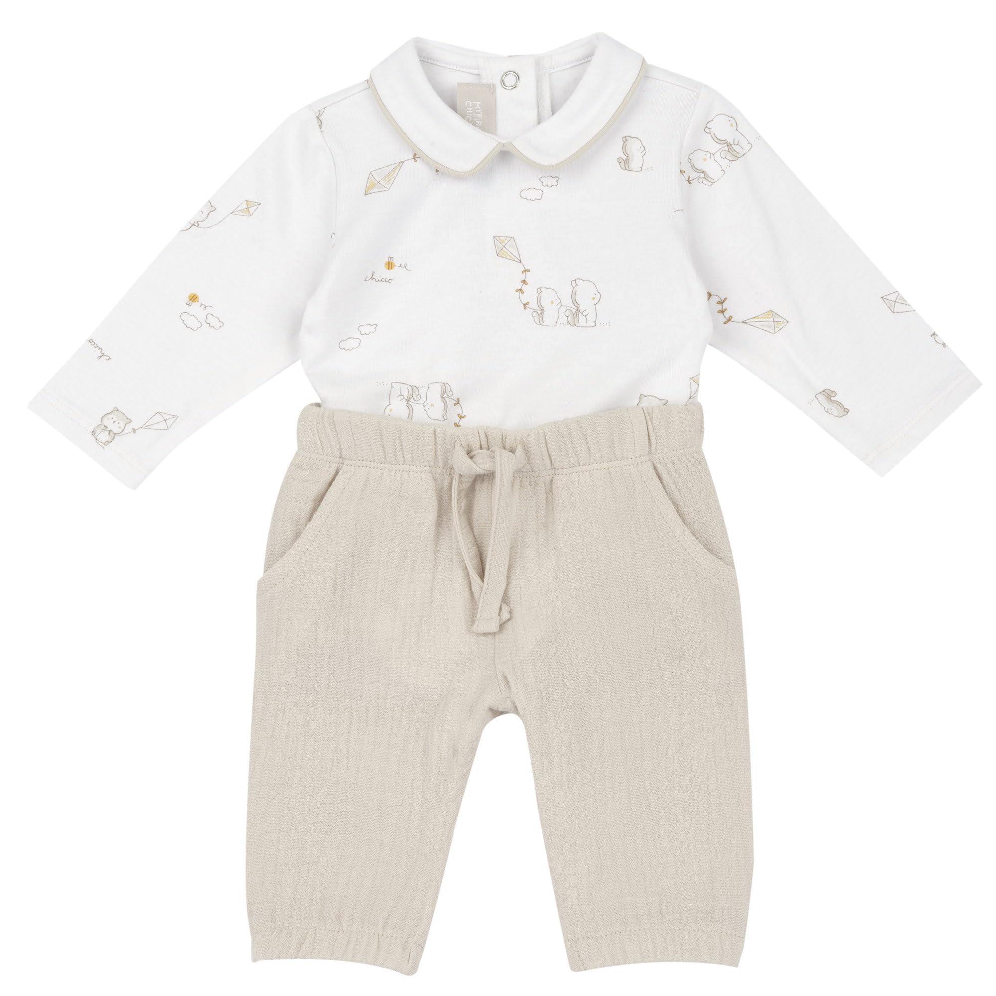 chicco-m-dchen-set-mit-body-und-hose-kinderbekleidung-designed-in-italy image 1