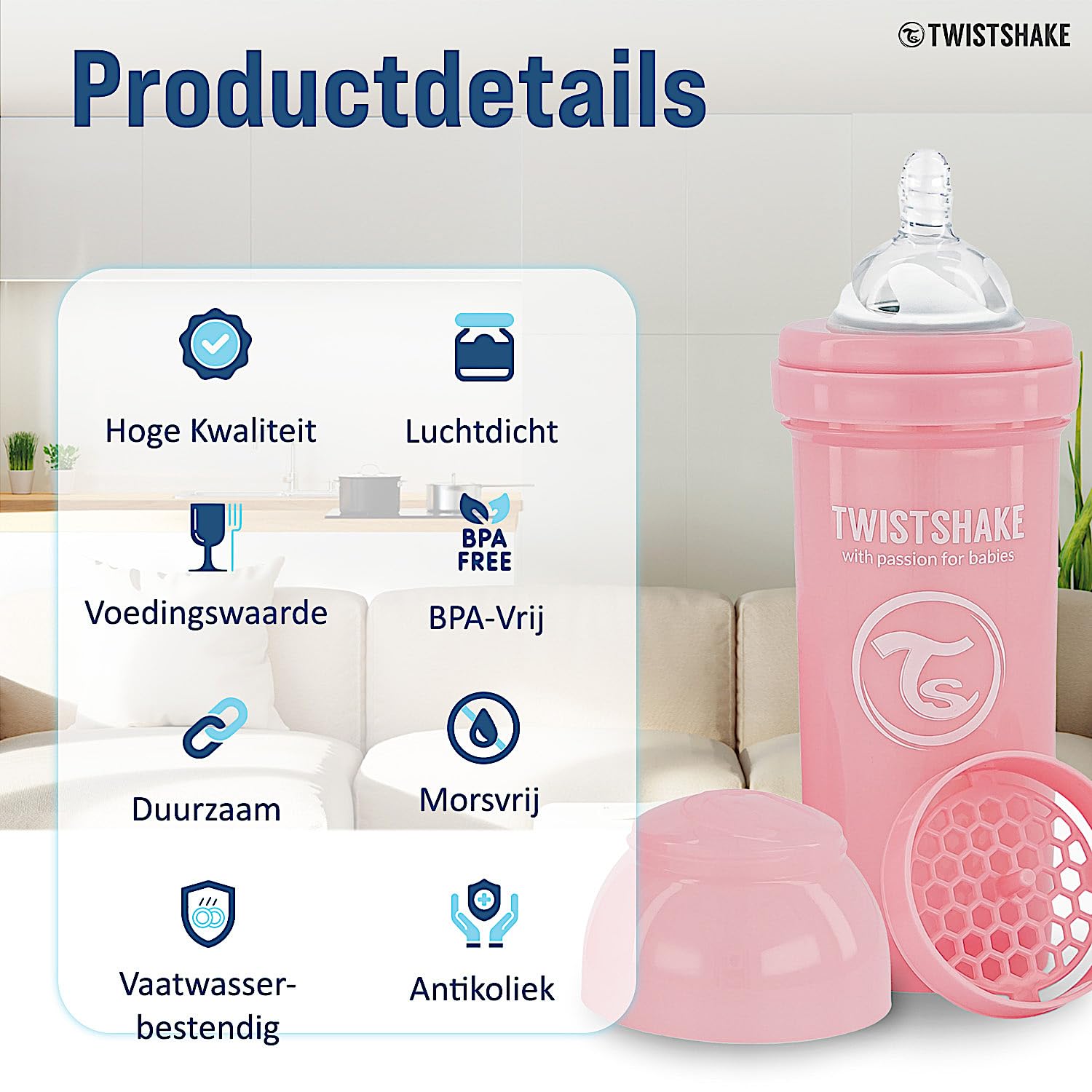 twistshake-anti-kolik-babyflasche-260-ml-mit-milchpulverbeh-lter-und-mixer-bpa-f image 3