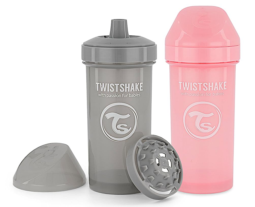 twistshake-2x-kid-cup-auslaufsichere-trinkbecher-mit-hartem-ausguss-und-fruchtmi image 1