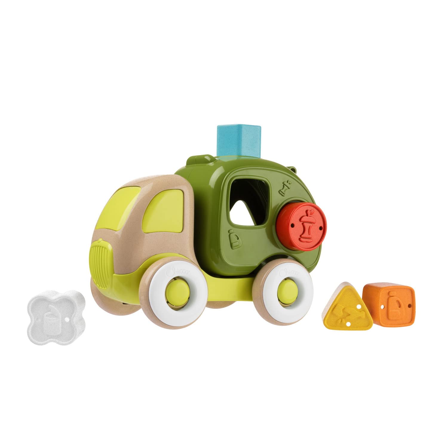 chicco-recycling-lorry-eco-m-llwagen-formsortier-lernspielzeug-mit-5-formen-aus- image 1