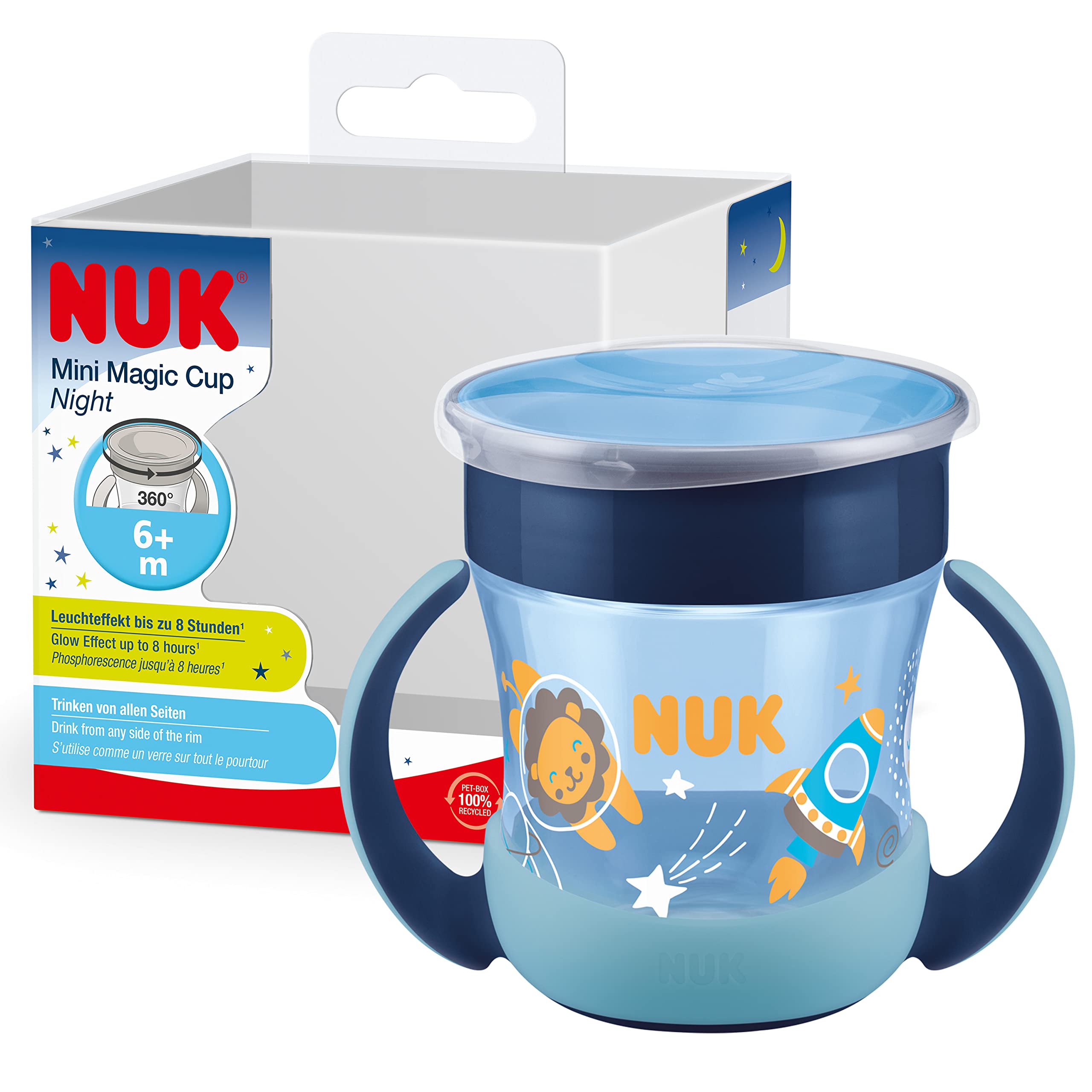 nuk-mini-magic-cup-night-trinklernbecher-160-ml-blau-ab-6-monate image 1