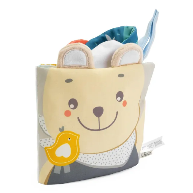 chicco-spielbuch-weich-stoffbuch-mit-aktivit-ten-bunt-schwarz-wei-mit-haken-f-r- image 1