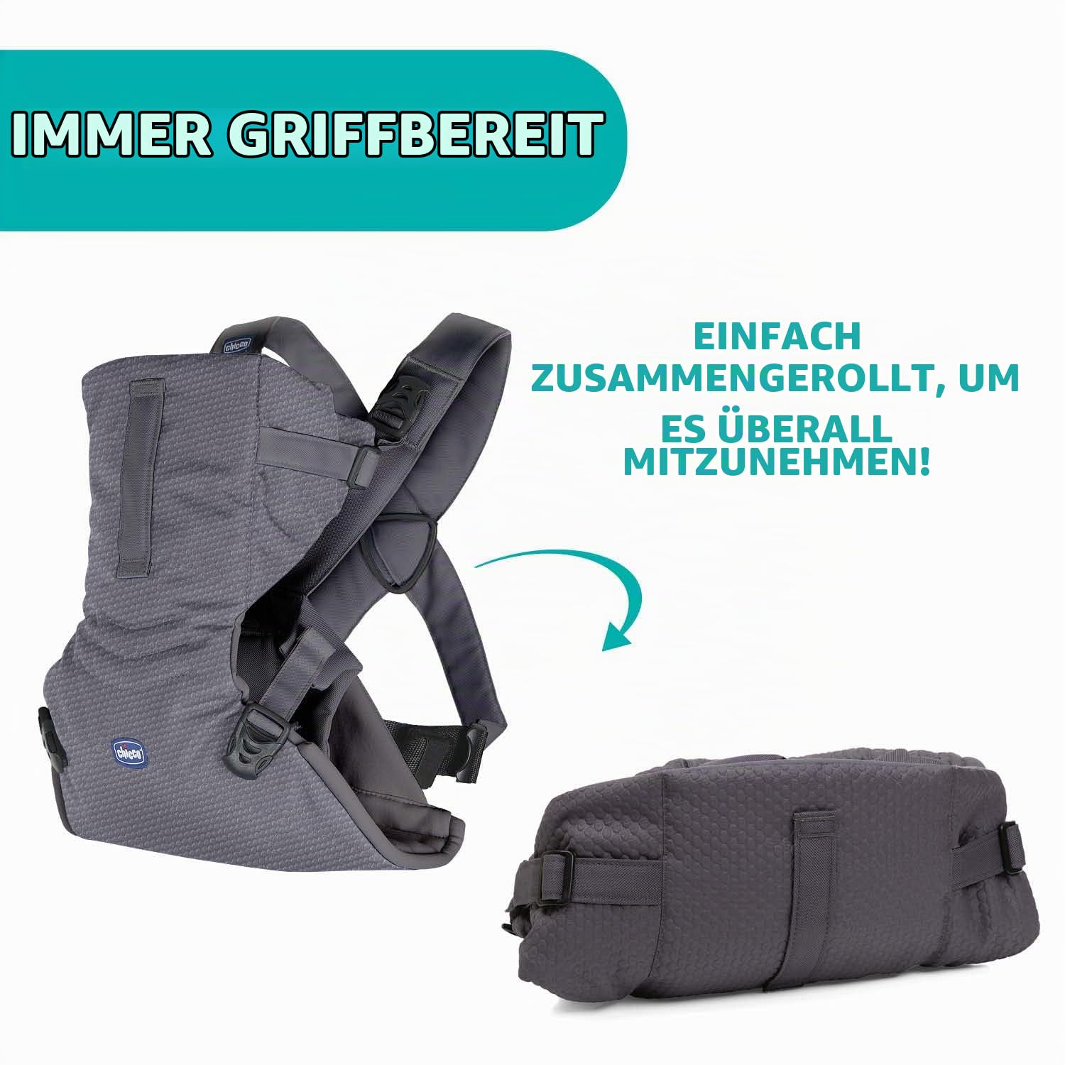 chicco-easyfit-babytrage-geburt-bis-9-kg-mama-stra-enansicht image 8