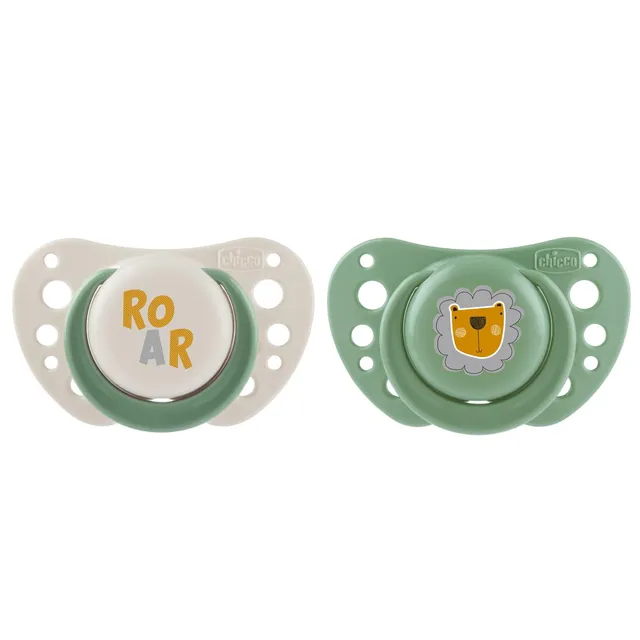 chicco-physioforma-air-schnuller-gr-n-2-st-ck-0-6-monate-silikonsauger-anatomisc image 1