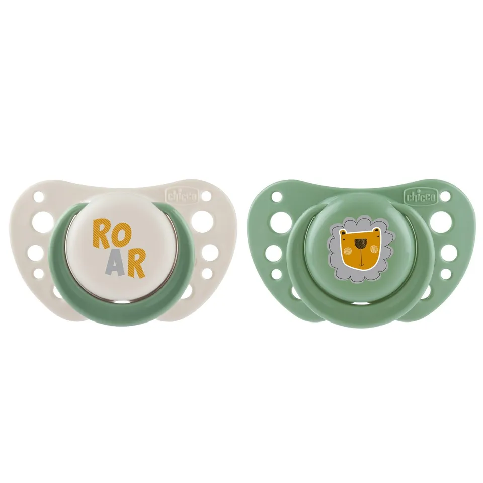 chicco-physioforma-air-schnuller-gr-n-2-st-ck-0-6-monate-silikonsauger-anatomisc image 1