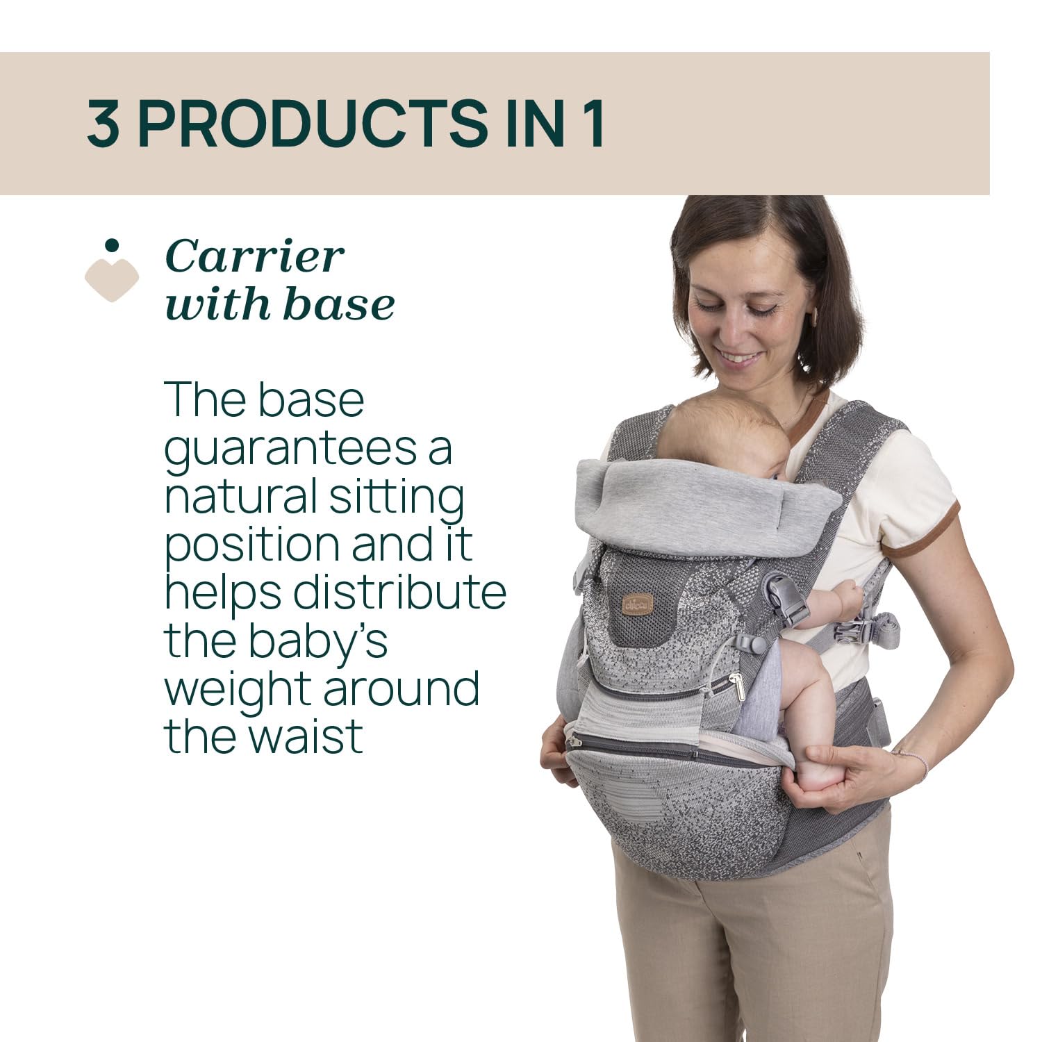 chicco-airy-hip-fit-ergonomische-3-in-1-babytrage-mit-abnehmbarem-basis-support- image 2