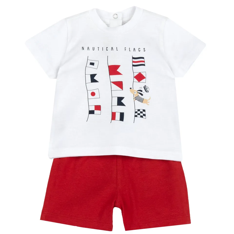 chicco-baby-set-mit-t-shirt-und-shorts-aus-weichem-stoff-designed-in-italy image 1