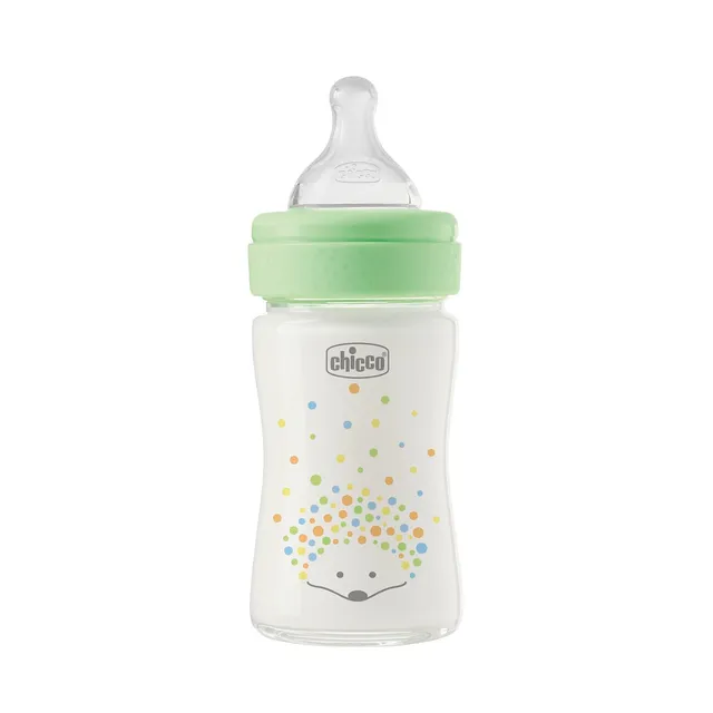 chicco-perfect-easy-slow-flow-glasflasche-150-ml-physio-sauger-soft-sense-anti-k image 1