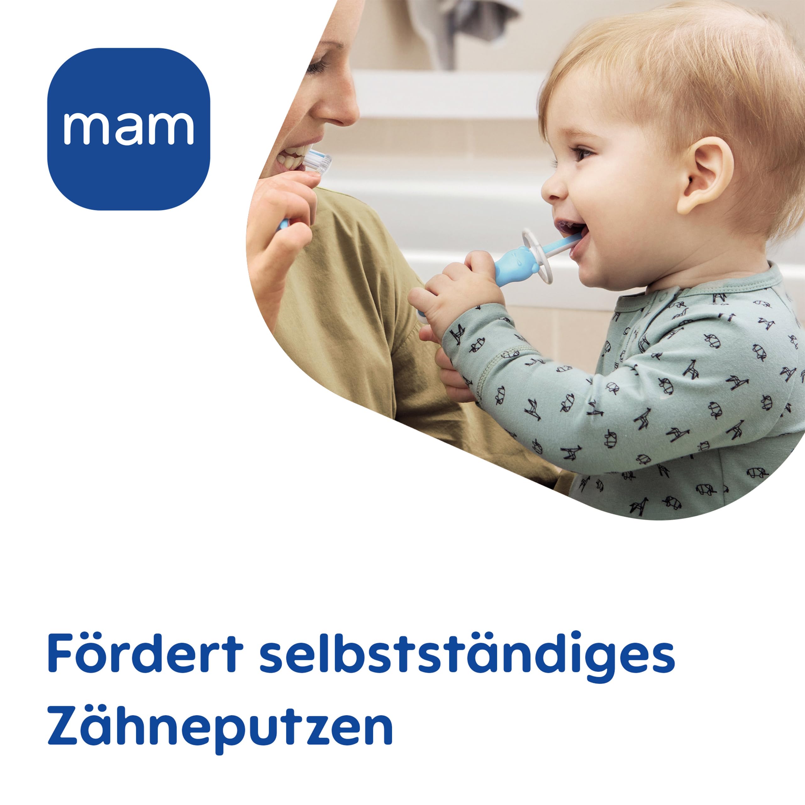 mam-baby-s-brush-baby-zahnb-rste-kurzer-griff-ab-6-monate-rosa image 3