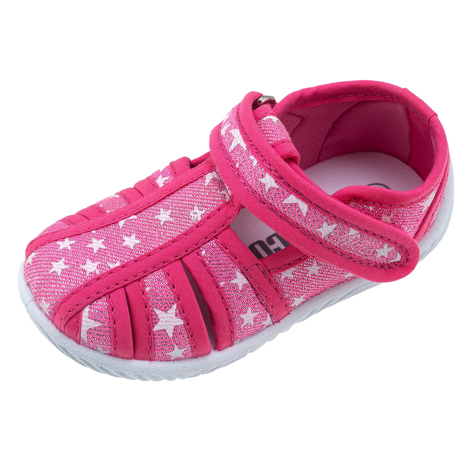 chicco-hausschuhe-m-dchen-mit-klettverschluss-fuchsia-glitzer-regenbogen image 1