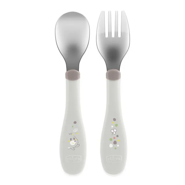chicco-edelstahlbesteck-set-babyset-mit-gabel-und-l-ffel-f-r-kinder-aus-rostfrei image 1