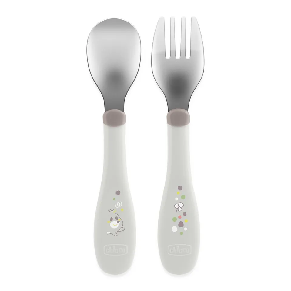chicco-edelstahlbesteck-set-babyset-mit-gabel-und-l-ffel-f-r-kinder-aus-rostfrei image 1
