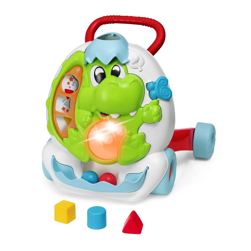 chicco-dino-lauflerner-first-steps-dinosaurier-form-mit-elektronischem-activity- image 1