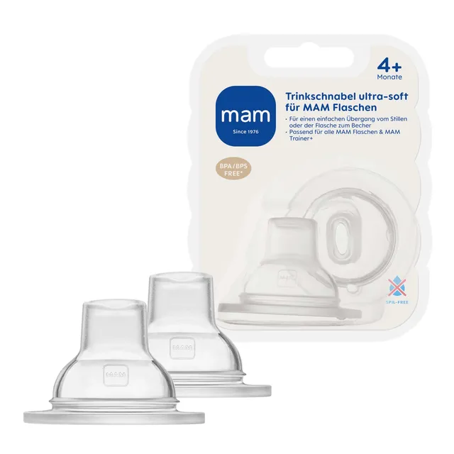 mam-trinkschnabel-ultra-soft-im-2er-set-f-r-alle-mam-flaschen-klar image 1