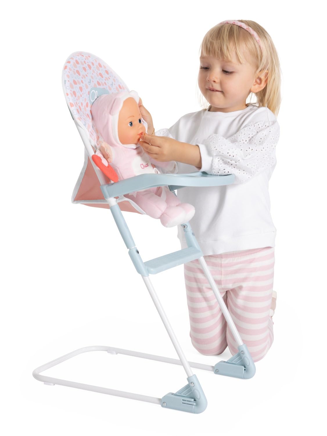chicco-puppenhochstuhl-spielhochstuhl-mit-metallgestell-tablett-und-fu-st-tze-ab image 2