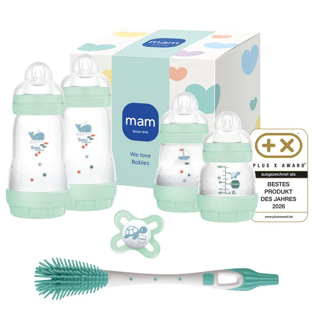 mam-easy-start-anti-colic-neugeborenen-set-4-babyflaschen-1-schnuller-und-1-soft image 1