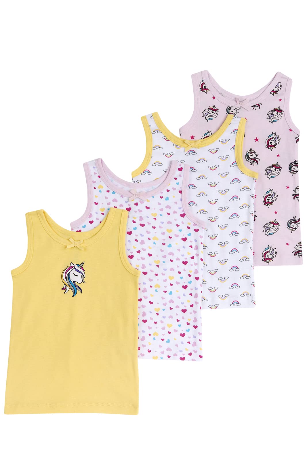 chicco-unterhemden-m-dchen-4er-pack-100-baumwolle-kinder-unterw-sche image 1