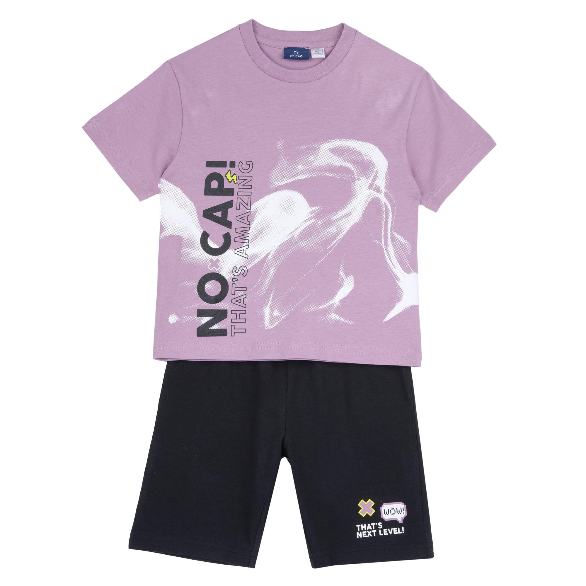 chicco-jungen-set-mit-t-shirt-und-shorts-aus-weichem-stoff-designed-in-italy-5 image 7