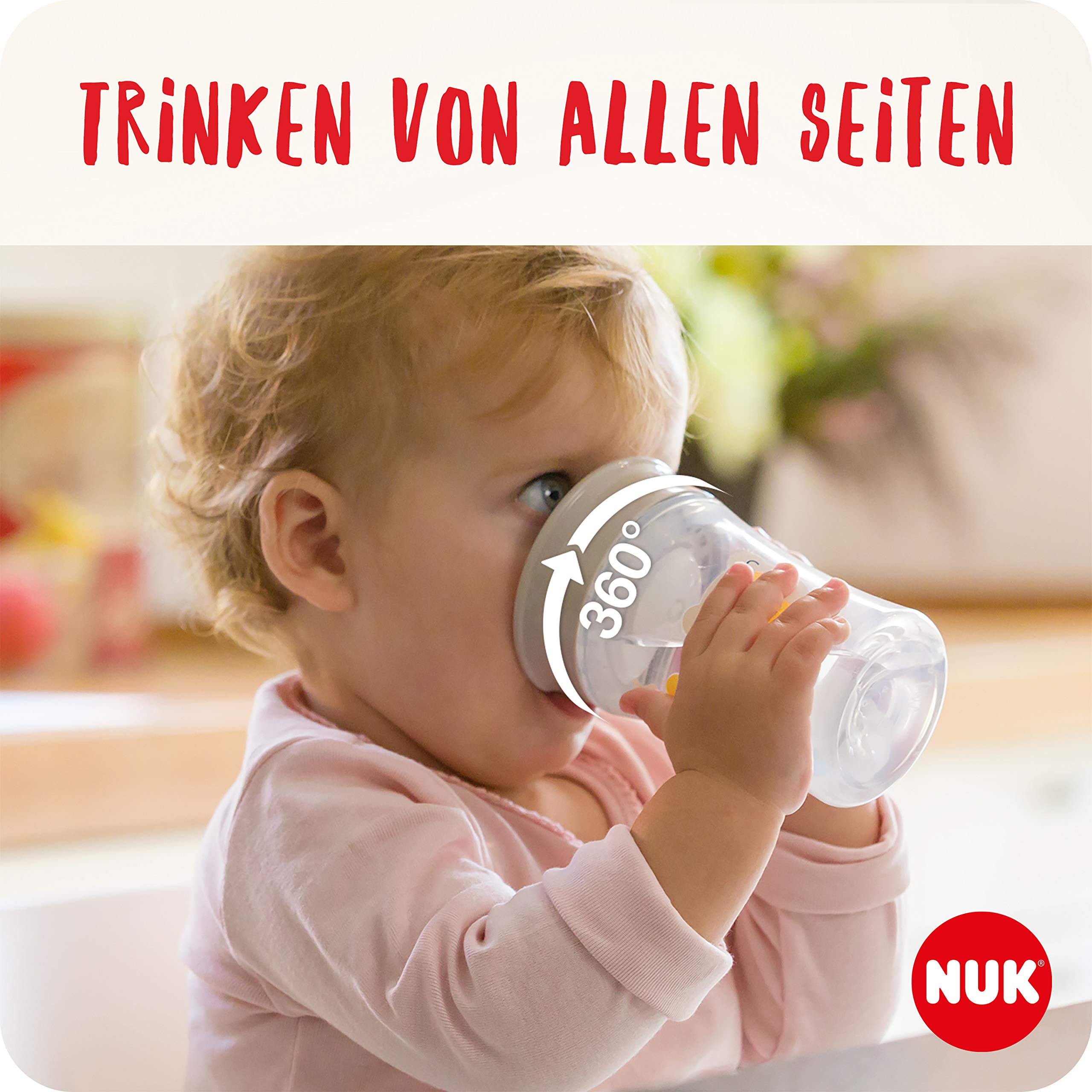 nuk-magic-cup-trinklernbecher-360-trinkrand-ab-8-monaten-230-ml-grau-wei image 2