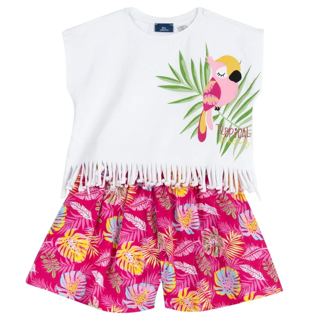 chicco-m-dchen-set-mit-t-shirt-und-shorts-designed-in-italy image 1