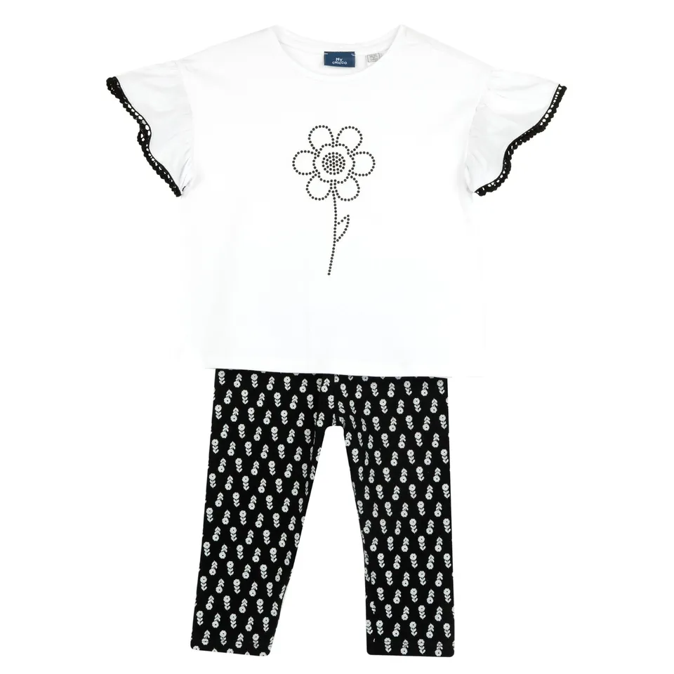 chicco-m-dchen-set-mit-t-shirt-und-leggings-designed-in-italy image 1